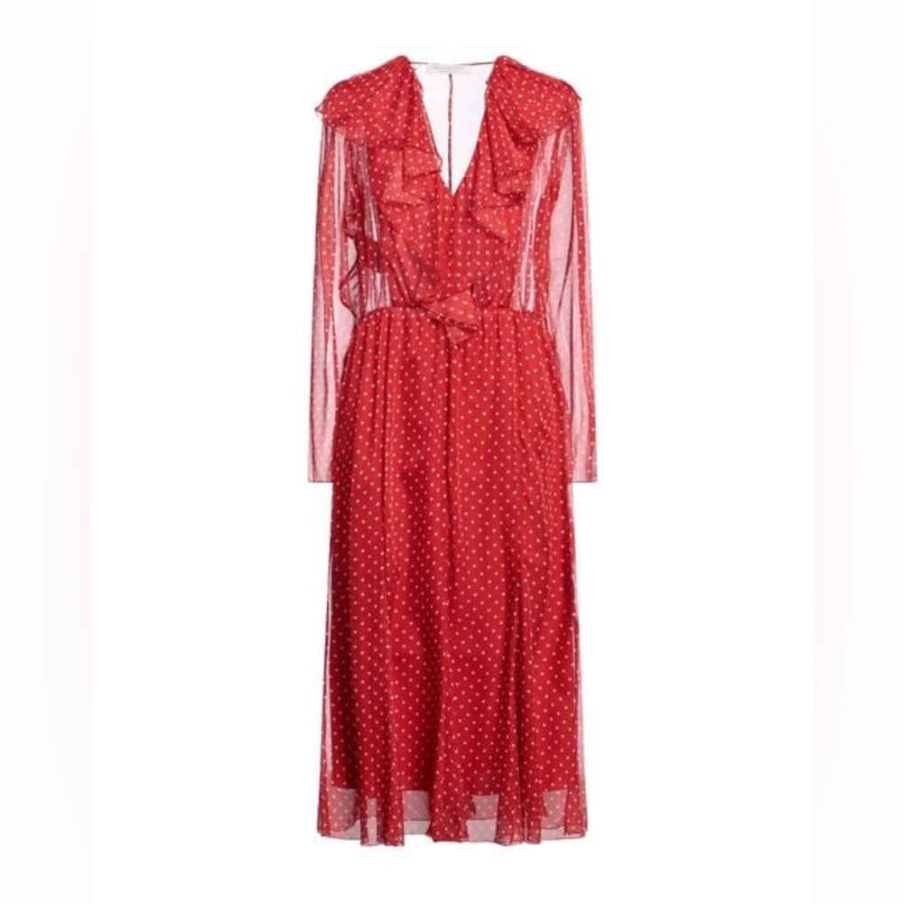 Philosophy di Lorenzo Serafini Red Polka Dot Dress